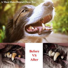 Load image into Gallery viewer, ROOMOS Squeaky Dog Chew Toys, Dog Toys for Aggressive Chewers, Dog Toothbrush Toy for Teeth Cleaning, Interactive Dog Toys Reduces Boredom, Indestructible Dog Toys for Large Dog, Small Medium