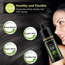 Load image into Gallery viewer, Natural Black Hair Shampoo, 250ml White Hair Removal Dye Hair Coloring Shampoo Instant Hair Dye Shampoo for Men and Women(250ml)