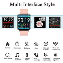 Load image into Gallery viewer, Rinsmola Smart Watch for Women Men, Fitness Watch 1.4" Full Touch Screen, Fitness Tracker with Heart Rate Sleep Monitor Step Calorie Counter, IP67 Waterproof Smartwatch for iOS Android Phone