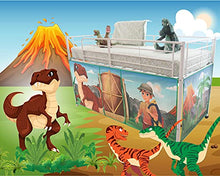 Load image into Gallery viewer, HedgehogEmporium Tent for Midsleeper Cabin Bed, Mid sleeper Danny the Dinosaur