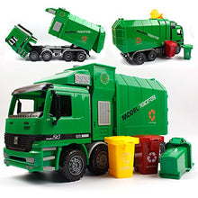 Load image into Gallery viewer, SHANDP Children Garbage Truck Kids Toys Inertia Sanitation Truck with Garbage Cans Vehicle