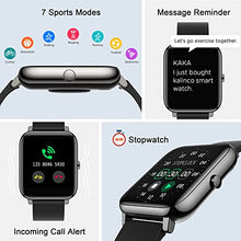 Load image into Gallery viewer, KALINCO Smart Watch, 1.4" Full Touch Fitness Watch with Heart Rate & Sleep Monitor, Fitness Tracker with Blood Pressure & Blood Oxygen Monitor, Waterproof IP67 Smartwatch for Men Women for Android iOS
