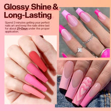 Load image into Gallery viewer, Modelones 20 Colors Dip Powder Nail Kit Starter, Neon Pink Bright Red Acrylic Dipping Powder System Essential Liquid Set with Top/Base Coat Activator for Spring Summer French Nail Art Manicure DIY