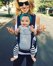 Load image into Gallery viewer, Beco Gemini Baby Carrier - Cool Navy, Sleek and Simple 5-in-1 All Position Backpack Style Sling for Holding Babies, Infants and Child from 7-35 lbs Certified Ergonomic