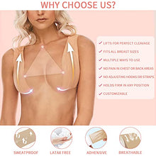 Load image into Gallery viewer, Deilin Boob Tape, Bob Tape for Larger Breasts, 7M Extra-Long Roll Booby Tape with 2pcs Reusable Nipple Covers, Adhesive Bra Breast Lift Tape for Large Breasts A-G Cup, Invisible Under Clothing Beige