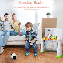 Load image into Gallery viewer, Early Education 2 Year Olds + Baby Toy Football Goal Game Toy with Music light for Children & Kids Boys and Girls