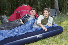 Load image into Gallery viewer, Bestway Comfort Quest Flocked Double Air Bed, Blue, 75 x 54 x 8.75 Inch