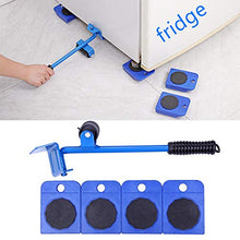 Load image into Gallery viewer, Y-nut Furniture Moving Roller Set Moving Device Portable Heavy Lifting Device Furniture Moving Device Mover Transport Set, 5 Pieces,Lifting Tool, Heavy Lifting and Gliding Lever System