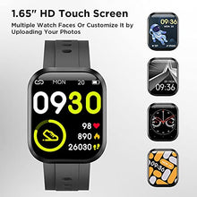 Load image into Gallery viewer, 1MORE Smart Watch, Fitness Tracker with Heart Rate Blood Pressure, Sports Smartwatch IP68 Waterproof, 1.65" Full Touch Screen Fitness Watch for Men Women Teenager Compatible Android Ios
