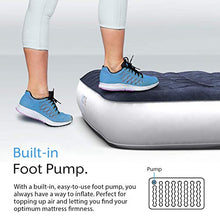 Load image into Gallery viewer, Active Era Luxury Camping Air Bed with USB Rechargeable Pump - Single Size Inflatable Air Mattress with Travel Bag, Portable Air Pump with USB Charging Cable and Foot Pump