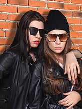 Load image into Gallery viewer, 2 Pair Vintage Square Cat Eye Sunglasses Women Retro Trendy Cateye Sunglasses