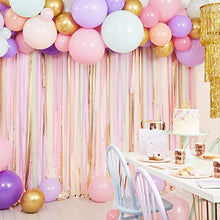 Load image into Gallery viewer, Ginger Ray Blush and Peach Balloon and Fan Garland Party Backdrop Mix