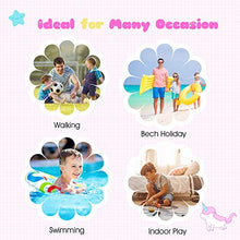 Load image into Gallery viewer, Kids Beach Swim Shoes Child Barefoot Skin Aqua Socks Boys Girls Water Sport Shoes for Pool Garden Surf Yoga - Unicorn Gouache - 1/2 UK Child ( 16/17 EU )