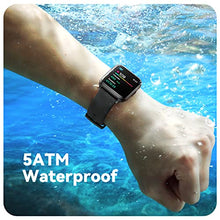 Load image into Gallery viewer, Smart Watch for Men, Parsonver 1.69" HD Screen Fitness Tracker Watch, 5ATM Waterproof with 16+ Sports Modes Heart Rate Sleep Monitor Pedometer for Android iOS Phones, Black