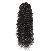 Load image into Gallery viewer, Ponytail Extensions Claw 28" Deep Wave Curly Clip Hairpiece One Piece A Jaw Long Pony Tails for Women Natural Black Human Hair