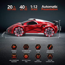 Load image into Gallery viewer, RC Drift Car Remote Control Car Fog Racer, 1:12 Scale 360°Rotating Stunt Car Truck Toy with LED Light and Fog Mist, 4WD 2.4GHz Remote Control Cars for Kids Age 3 5 7 Boys Girls Kids Birthday Gift