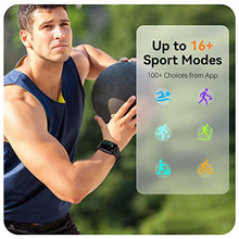 Load image into Gallery viewer, Smart Watch for Men, Parsonver 1.69" HD Screen Fitness Tracker Watch, 5ATM Waterproof with 16+ Sports Modes Heart Rate Sleep Monitor Pedometer for Android iOS Phones, Black