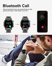 Load image into Gallery viewer, Smart Watch for Women Men, with Make/Answer Call Text Notification Heart Rate Sleep Monitor Music Speaker, 1.69" Touch Screen Fitness Watch IP67 Waterproof Activity Tracker for IOS Android (black2)