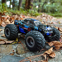 Load image into Gallery viewer, BEZGAR 20 Toy Grade 1:20 Scale Remote Control Car,2WD Top Speed 15 Km/h Electric Toy Off Road 2.4GHz RC Monster Vehicle Truck Crawler with Two Rechargeable Batteries for Kids and Adults