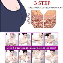 Load image into Gallery viewer, 3 Pcs Bust Firming Natural Essential Oil, Natural Breast Enhancement Oil Massage Oil, Bust Firming Natural Essential Oil for Breast Firming Lifting Breast Nourishing Massage Oil Breast Health Care