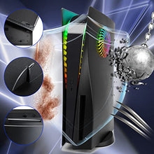 Load image into Gallery viewer, SIKEMAY PS5 Accessories Faceplate for Playstation 5 Digital Edition, RGB LED Light Strip, 7 Colors 29 Effects DIY Decoration Accessories Flexible Tape Lights Strips Kit for PS5 Console with IR Remote