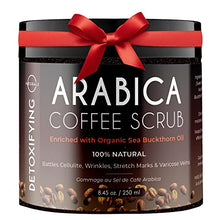 Load image into Gallery viewer, O Naturals Arabica Coffee Exfoliating Body Scrub Exfoliator - Anti Cellulite Dead Sea Salt Coffee Scrub For Face Body Legs & Foot Best Body Exfoliator & Cellulite Remover - Coffee Body Scrub