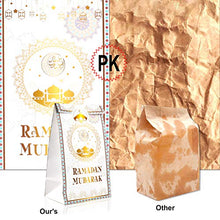 Load image into Gallery viewer, HOWAF Eid Mubarak Party Favor Bag, 12 Pack Eid Mubarak Paper Bags, Eid Sweet Candy Gift Bags for Kids Muslim Ramadan Party Decorations Supplies