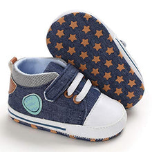 Load image into Gallery viewer, MASOCIO Baby Boy Shoes Infant Toddler First Walking Trainer Prewalker Blue 3-6 Months