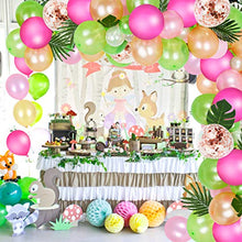 Load image into Gallery viewer, Kreatwow Two Wild Birthday Decorations Girl Balloon Garland Arch Kit for Jungle Safari 2nd Birthday Party Supplies 94 Pack