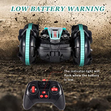 Load image into Gallery viewer, Sheeliy Amphibious Remote Control Car for Kids, 4WD RC Waterproof Stunt Car Vehicle 2.4 GHz 360° Rotating for Boys Girls Driving on Water & Land, Gift for Birthday