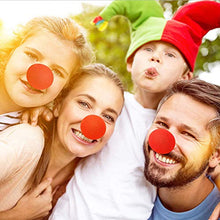 Load image into Gallery viewer, Xinlie 30 pieces Red Foam Nose Circus Clown Nose Clown Nose Foam Red Nose Day Party Red Clown Nose Foam Clown Nose in Red for Carnival Carnival Or Other Theme Parties | Diameter About 5cm |