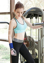 Load image into Gallery viewer, FITTIN Racerback Sports Bras Pack of 3 Padded Seamless Med Impact Support for Yoga Gym Workout Fitness L