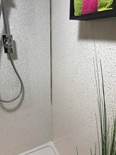 Load image into Gallery viewer, DBS White Sparkle 1m x 2.4m Shower Wall Panels Bathroom PVC Cladding Wet Wall