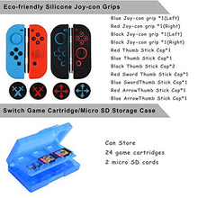 Load image into Gallery viewer, Accessories Kit for Nintendo Switch and Nintendo Switch OLED, Accessories Bundle Wheel Grip Caps Carrying Case Screen Protector Controller
