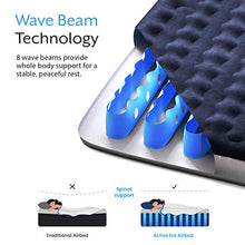 Load image into Gallery viewer, Active Era Luxury Camping Air Bed with USB Rechargeable Pump - King Size Inflatable Air Mattress with Travel Bag, Portable Air Pump and Foot Pump