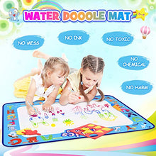 Load image into Gallery viewer, SAITCPRY Toddler Toys for 2 3 4 5 Year Old Boys Girls, Water Doodle Mat Gifts for 1-6 Year Old Girls Educational Toys for 2-5 Year Olds Aqua Water Mat Kids Toys Age 2-5 Birthday Present Gift for Kids
