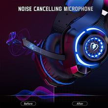 Load image into Gallery viewer, Wired Gaming Headset for PS5 PS4 PC, Surround Sound Headphones with Noise Cancelling in-line Control for Xbox Series X/S Switch Laptop Tablet Mac