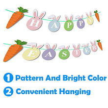 Load image into Gallery viewer, Funnlot Easter Decorations Home Happy Easter Decorations Easter Decoration Easter Bunting Easter Banner Happy Easter Banner Easter Bunting Decorations