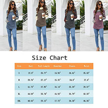 Load image into Gallery viewer, iChunhua Thumb Hole Tops Women Hoodie Tops Sale Clearance UK Blue XL