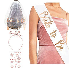 Load image into Gallery viewer, Hen Party Accessories,4pcs Bride to be Set Hen Party Accessories,Set for Bridal Shower, Bachelorette Party, Hen Night Party Accessories Bachelorette do Prop Out Wedding