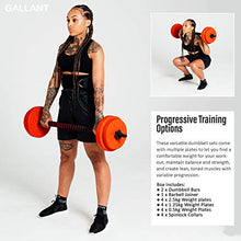 Load image into Gallery viewer, Gallant 20kg Adjustable Dumbells Weights Set with Barbell For Men and Women Excellent Free Hand Weight Dumbbells Set Ideal For Home Gym Fitness Training Dumbbell Set Weights Lifting Equipment