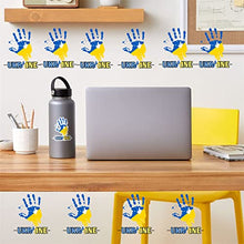 Load image into Gallery viewer, I Stand with Ukraine Sticker - Stand with Ukraine Sticker, Sticker Decal for Laptop Wall Car Window Bumper Guitar Refrigerator Car Body Folders Vehicle Tailgates (10PCS-C)
