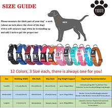 Load image into Gallery viewer, YUDOTE Adjustable Nylon Dog Collar with Soft Neoprene Padding for Medium Sized Dogs Neck 30-47cm Blue