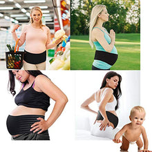 Load image into Gallery viewer, SIYWINA Maternity Belt Pregnancy Support Belt Bump Band Abdominal Support Belt Belly Back Bump Brace Strap Beige