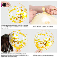 Load image into Gallery viewer, Balloon Arch Garland Kit 90pcs Blue and Pink Balloons Gold Confetti Balloons Macaron Latex Balloon for Birthday Party Decoration Baby Shower Supplies Wedding Ceremony Balloon Arch