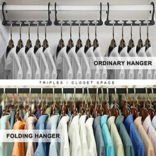 Load image into Gallery viewer, AOLIGEI 20pcs Clothes Hangers Space Saving, Wardrobe Hangers Organisers Non Slip Magic Hangers Closet 9.5" x 4"