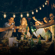 Load image into Gallery viewer, 53.6ft Outdoor String Lights, Ulocool Garden String Lights with 20 Bulb, IP65 Waterproof Led String Lights Mains Powered, Festoon Lights with Remote for Indoor, Home, Patio, Party, Christmas, Wedding