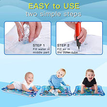 Load image into Gallery viewer, Wendergo Tummy Time Water Mat Inflatable Play Mat Perfect Sensory Toys for Baby Early Development Activity Centers Infants & Toddlers 3 6 9 Months Newborn Girls Boys