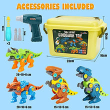 Load image into Gallery viewer, Dreamon Take Apart Dinosaur Toys for Kids with Storage Box Electric Drill, DIY Construction Build Set Educational STEM Gifts for Boys Girls