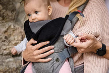 Load image into Gallery viewer, You+Me 4-in-1 Convertible Baby Carrier with 3D Cool Air Mesh - Heather Grey - Wear with a Newborn as Small as 8 lbs, and Infants up to Toddler of 32 pounds.